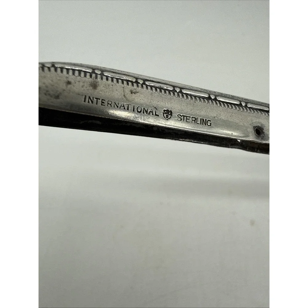 Antique Sterling Silver International Comb Case